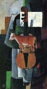 Kazimir Malevich Cow and Fiddle Spain oil painting artist